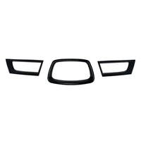 3x Gloss Black Front Grille Trim Suitable For Subaru Impreza WRX MK6 2006-2007