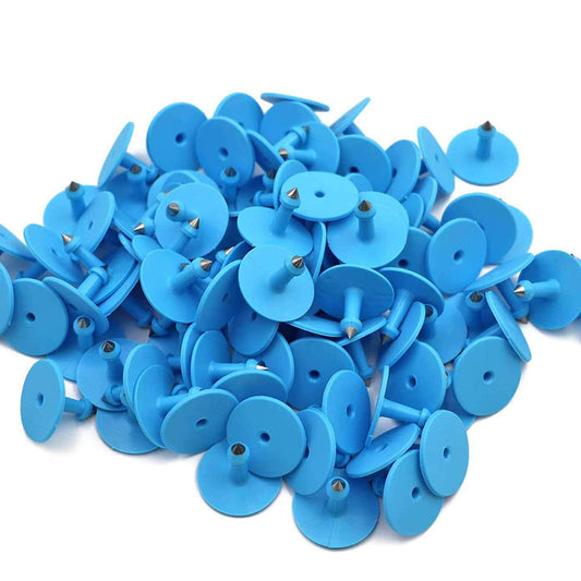 Small Plastic Livestock Ear Tags 5x4cm Numbered 100x Suitable For Sheep Cows Pigs Cattle