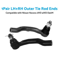 {{ 2x LHRH Outer Tie Rod Ends Suitable for Nissan Navara 2WD 4WD D40M Chassis VSK }} - Buy Car Parts Online at {{ Kaka Auto Parts }}.