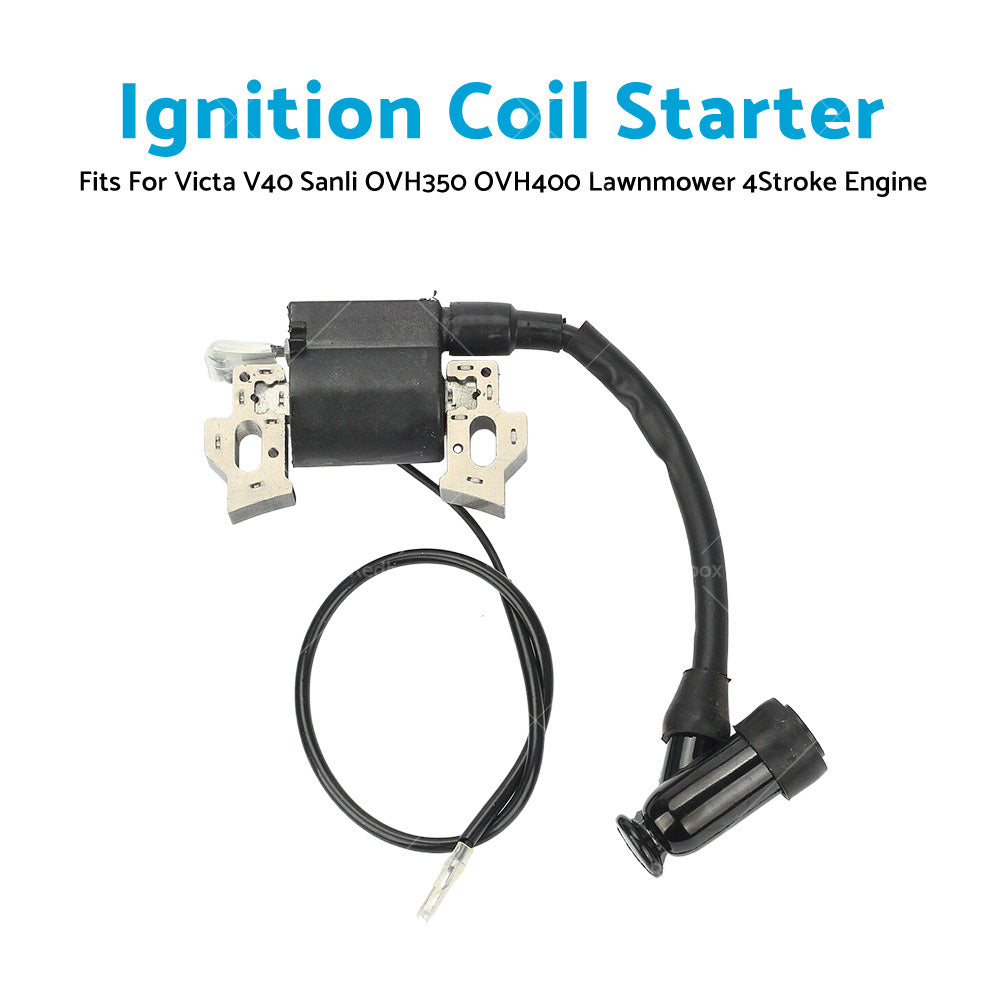 {{ Ignition Coil Starter For Victa V40 Sanli OVH350 OVH400 Lawnmower 4Stroke Engine }} - Buy Car Parts Online at {{ Kaka Auto Parts }}.