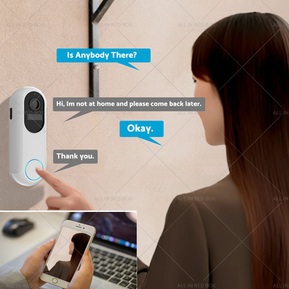 {{ 1080P WIFI Doorbell 2. 4G  and  5G Wireless Video Intercom Security Door Camera }} - Buy Car Parts Online at {{ Kaka Auto Parts }}.